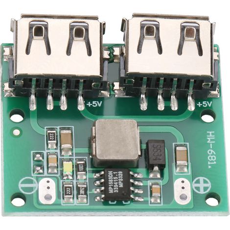 Module de chargeur abaisseur de tension CC-CC à double sortie USB 9 V/12 V/24 V vers 5 V 3 A (1/5)