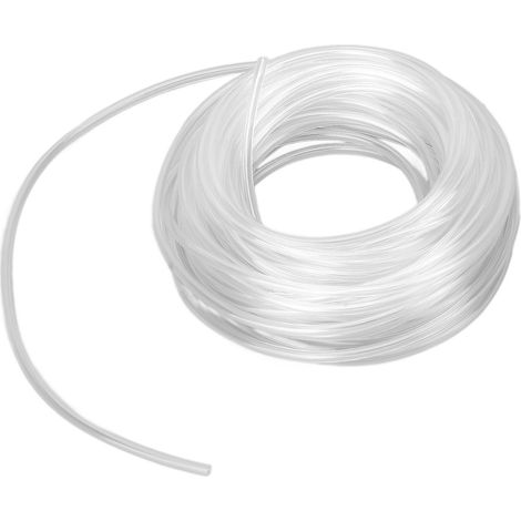 Tube acoustique transparent de 10 m de long pour appareils auditifs, offrant une bonne transmission du son et compatible avec les amplificateurs auditifs (3,3 x 2 mm / 0,13 x 0,08 po). (1/5)