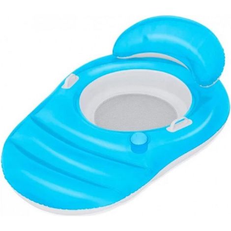 Chaise Longue Luxe Relaxer Matelas Siège En Maille 152x102cm Piscine 43646 (1/5)