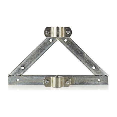 Soporte mural nedis acero galvanizado diámetro 32-42 mm (1/4)