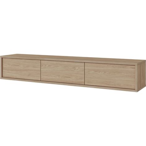Selsey Moddern - TV-Lowboard mit Wandmontageoption, Eiche, 180 cm (1/5)
