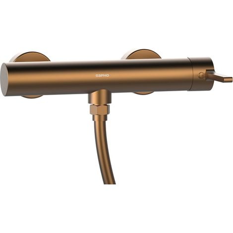 Mitigeur de douche mural ICONIC, cuivre mat