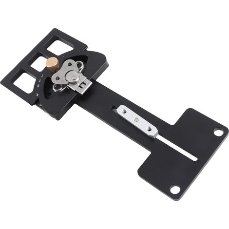 Équerre réglable pour scie sur rail, aluminium, angle -60° à 60°, guide multi-angles compatible Triton (1/5)