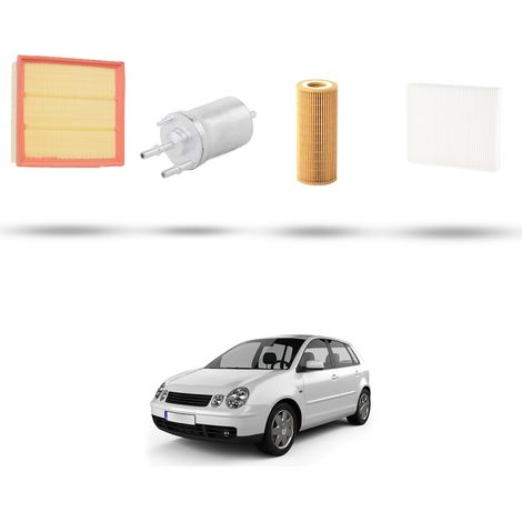 Kit tagliando 4 filtri compatibile con Vw POLO IV (9N) 1.2 12v 51kw Dal 2007 al 2009 (1/5)