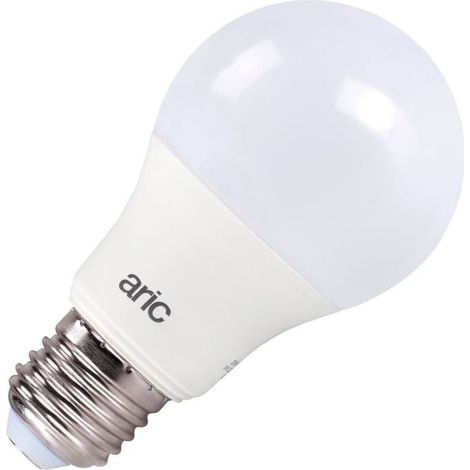 lampe à led - aric - culot e27 - 8.5w - 2700k - dimmable - aric 20032 (1/4)