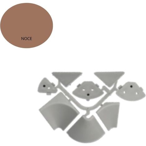 Accessori alzatina triangolare colore noce (1/2)