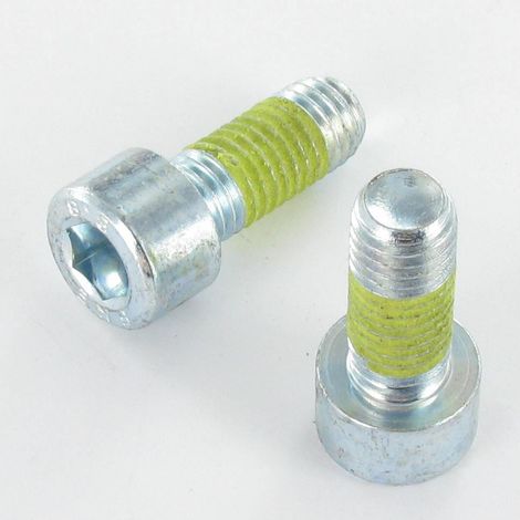 Vis métaux CHC BTR M8X30 Filetée sur 28 Classe 8.8 Clé de 6 HC6 Acier zingué Frein filet-30 pièces