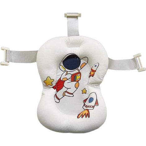 Babybadematte – Badematte für Neugeborene – rutschfeste Badematte – verstellbarer Badewannensitz – Badewannensitz für Neugeborene – 37 x 27 x 3 cm (1/5)