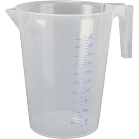 JARRA MEDIDORA TRANSPARENTE 5ls.