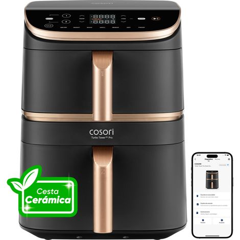 Cosori Turbo Tower Pro Smart freidora negra 10,8 L