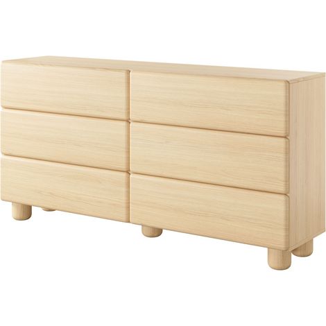 CASSETTIERA, rovere Vicenza, 160,1 x 80,2 x 38 cm