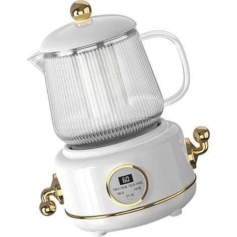 Bouilloire électrique multifonctionnelle Health Pot en acier inoxydable et verre, mini, pour la maison et le bureau, 220 V (CN). (1/5)