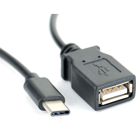 OTG-Adapter (Typ-C Stecker auf USB Buchse) zum Anschluss von Android-Telefonen, USB-Sticks, Mäusen und OTG-Datenübertragungskabeln. (1/5)