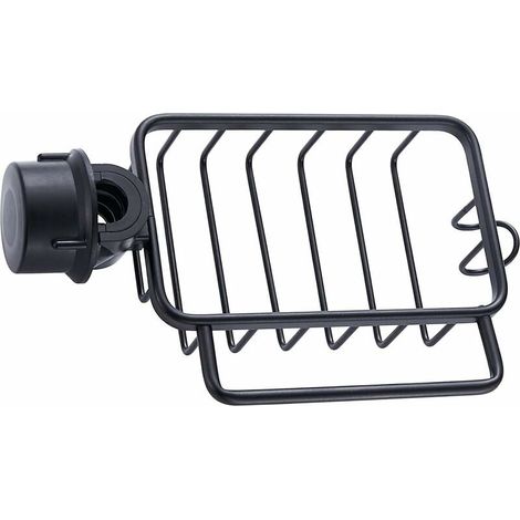 Support de rangement pour robinet, support pour robinet de salle de bain, noir (1/5)