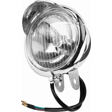 Jeffergarden Phare antibrouillard universel moto ABS lourd précis vintage pour customisation (1/5)