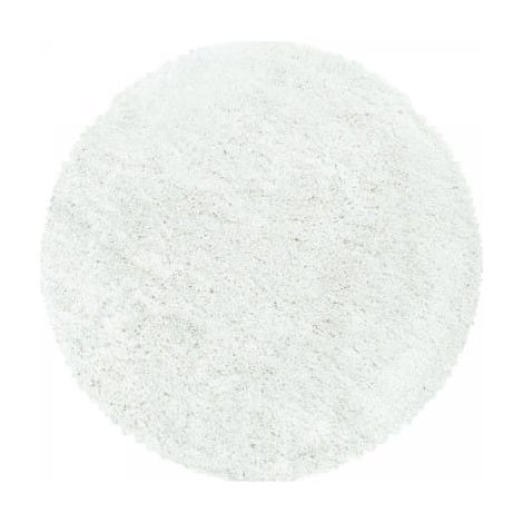 Ayyildiz Tapis à poils longs Shaggy - Ultra doux et moelleux - Chambre à coucher - blanc - 200x200 cm (1/5)