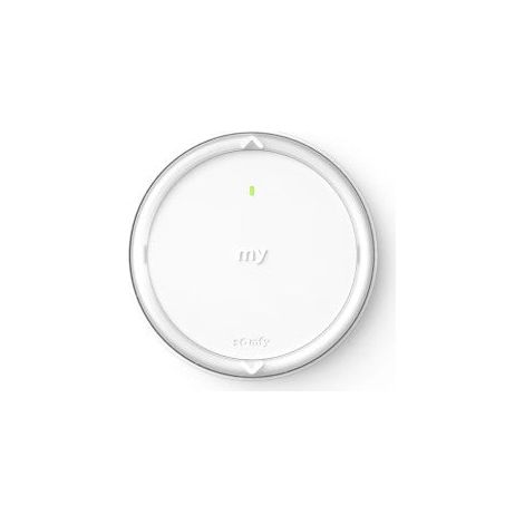 Somfy – Télécommande Amy 1 io rond – Émetteur mural pour motorisations – Technologie io-homecontrol – Portée radio étendue – Compact Ø 71 mm