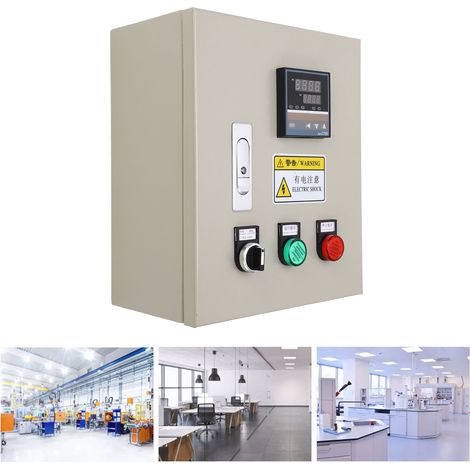 Boîtier de régulation de température intelligent BERM/BEM-C700-32A-3P-CT PID, contrôleur de température intelligent, 380 V CA, triphasé, 15 kW, avec thermocouple (1/5)