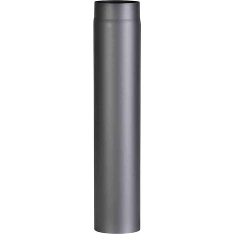 Ofenrohr 750 mm, 150 mm, grau Wandstrke 2 mm (1/2)