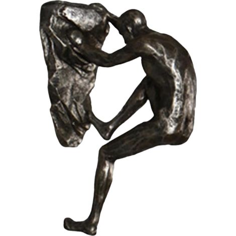 Wandskulptur aus Kunstharz für Zuhause und Büro, zum Klettern, einzigartiges Geschenk