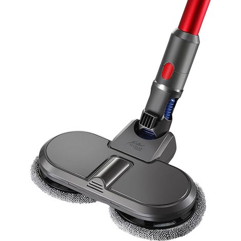 Tête de Serpillère Électrique pour Aspirateur Balai Nettoyage Sol avec 6 Patins (1/5)
