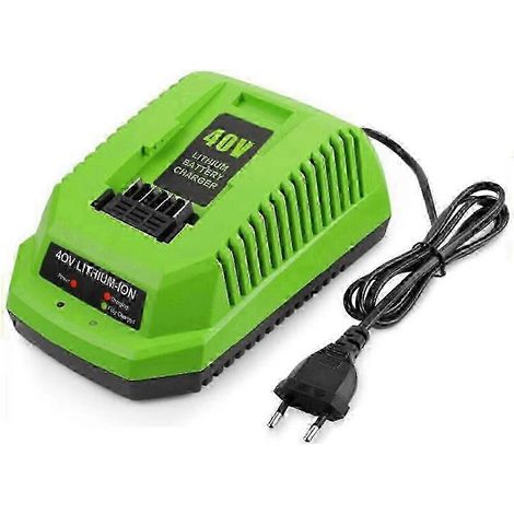 Chargeur de batterie au lithium 40 V pour batterie GreenWorks 29482 G-MAX 40 V Li-Ion 29472 29482 29652 G40825 (1/5)