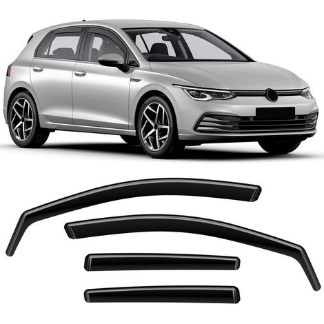 Windabweiser für VW Golf 7/8 (2014-2024) 4-teilig Schwarz (1/2)