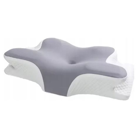 Cuscino ortopedico in memory foam per dormire, traspirante e sagomato (1/5)