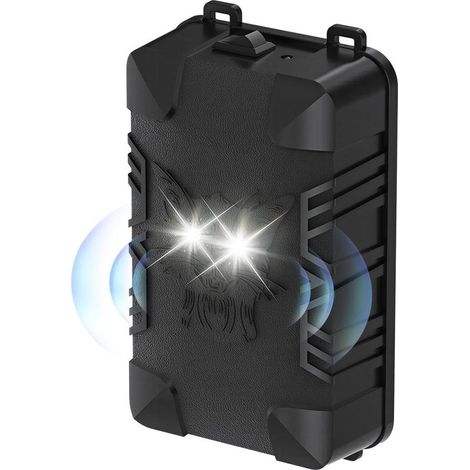 Répulsif anti-moustiques pour voiture alimenté par piles, 18-36 kHz avec flash LED, à utiliser sous le capot, dans le garage ou le grenier.
