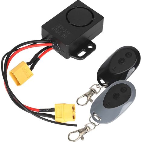 Dispositif antivol pour scooters électriques Alarme de vibration Support de démarrage à un bouton étanche Fonction de recherche de véhicule avec 2 télécommandes compatibles série Max G30 (1/5)