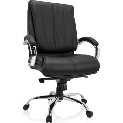 Bürostuhl / Chefsessel XXL H 100 PU schwarz hjh OFFICE (1/5)