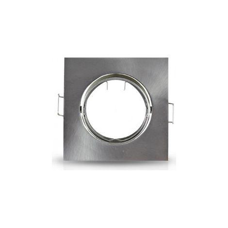 Collarines cuadradas orientables de aluminio blanco (1/3)