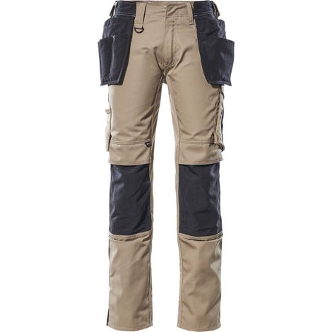 Mascot Hose UNIQUE mit Hängetaschen KASSEL CORDURA 17631 Gr. 90C62 hellkhaki/schwarz