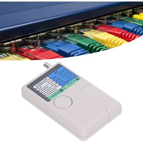 Testeur de câbles quatre en un, testeur multifonction de câbles réseau, testeur de câbles coaxiaux NBC, testeur USB/RJ11/RJ45. (1/5)