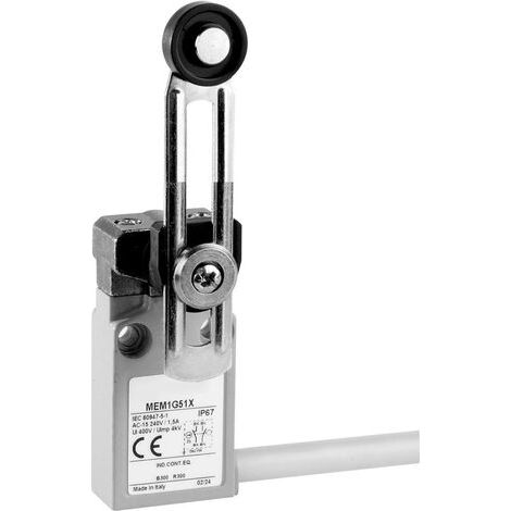 Panasonic MEM1G51ZD MEM1G51ZD Interrupteur de fin de course 24 V 5 A levier à galet avec filetage IP67 1 pc(s) (1/2)