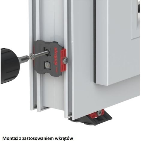 Distanziatore di posizionamento universale URP XE per finestre e porte in legno, PVC, alluminio, 1 pz.