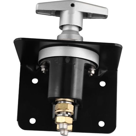 Interruttore di disconnessione universale della batteria da 12V-48V per yacht e camper con pannello di bloccaggio e interruttore di alimentazione principale. (1/2)