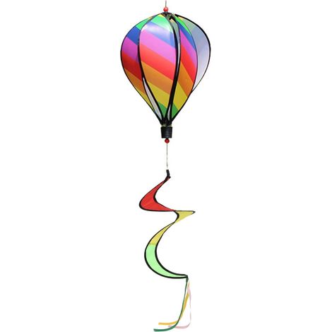 Pinwheel - Hot Air Balloon Spinner - Outdoor Garden Decoration - 110 cm - PVC - 1 Unit (1/5)