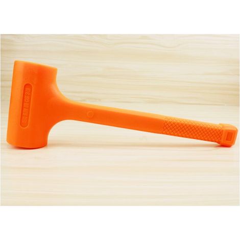 Gummihammer/Hammer, Durchmesser 40 mm, PVC-Beschichtung, Gummihammer, Schlagwerkzeuge, Montagehämmer, Hämmer und Schlägel, PVC-Gummihämmer, weiche Schlagfläche für die Installation von Möbeln, Marmorf