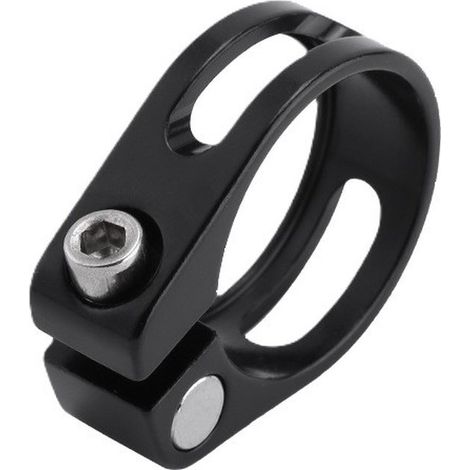 Morsetto reggisella per bicicletta, clip per reggisella, regolazione sella, lega di alluminio, 28, 31, 34 mm, nero (1/5)