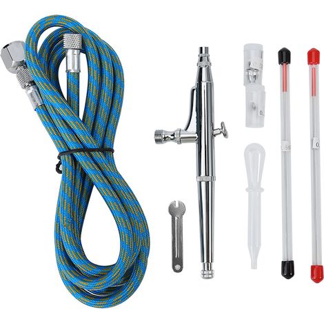 Kit aérographe double action, pistolet à peinture avec aiguille de 0,2 mm/0,3 mm/0,5 mm (1/5)