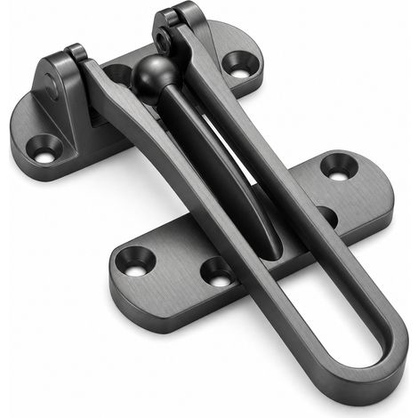 Verrou de Sécurité Alliage de Zinc pour Porte Chambre Gris (1/5)