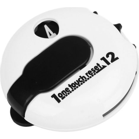 Compteur de Golf Magnétique - Marqueur de Score avec Effacement Instantané, Design Élégant Noir et Blanc (1/5)