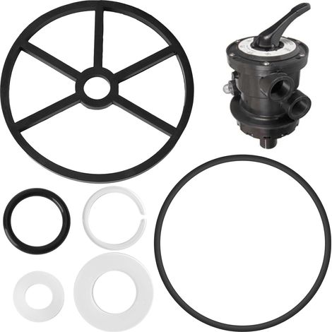 6 Pièces Réparation de Joint D'araignée, Joint Pompe Piscine pour Vari-Flo XL, Vanne Piscine Rechange pour SP0710CA SP0710X SP0711 SP0712, Filtre à Sable Valve pour SPX0710XD SPX0710 (1/5)