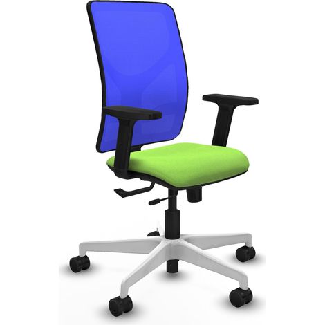 Silla de oficina piqueras y crespo Motilla azul malla ergonómica (1/2)