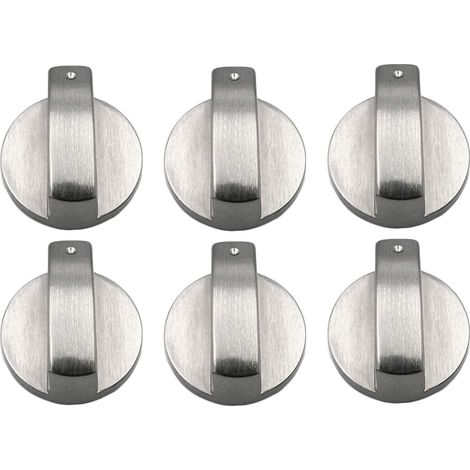 6 Pieces Gas Stove Knob, Oven Switch Adapters Cooktop Control Locks, Universal Kitchen Stove Control Switch Knobs