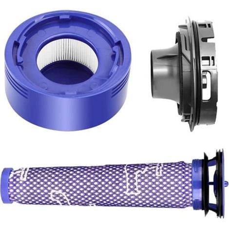 Per aspirapolvere Dyson V7 V8: Kit di montaggio per coperchio motore posteriore, set di filtri anteriore e posteriore, parti del coperchio (1/4)
