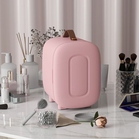 Mini frigo Beauté, capacité 4 L, 20, 3 x 26, 3 x 28 cm, rose (1/4)