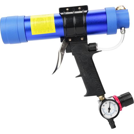 Pistolet à air comprimé réglable pour colle à verre et mastic, cartouche de 310 ml (1/5)