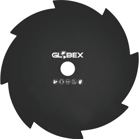Globex disco in acciaio a 8 denti per decespugliatore ø mm. 255 - Globex